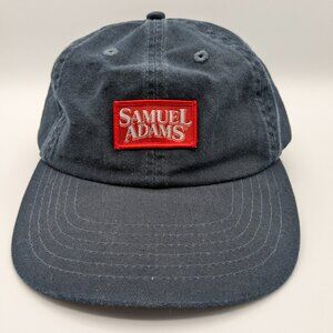 Samuel Adams Official Merchandise Hat, Cotton, Blue, Adjustable Buckle Back